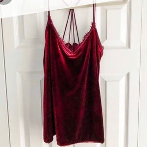 Abercrombie & Fitch Velvet Lace Cami NWOT